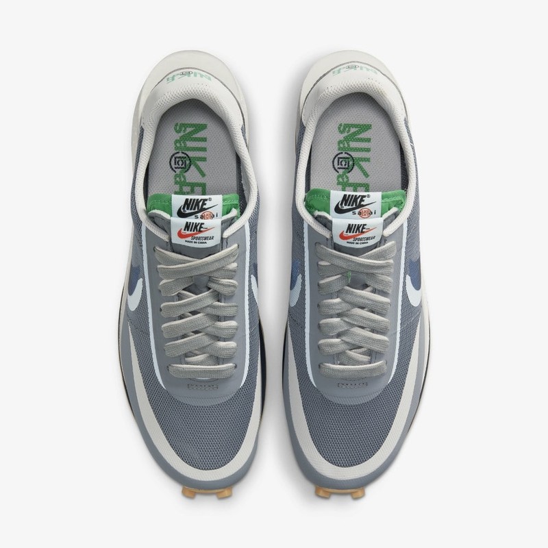 CLOT x Sacai x Nike LDWaffle Cool Grey | DH3114-001 | Grailify